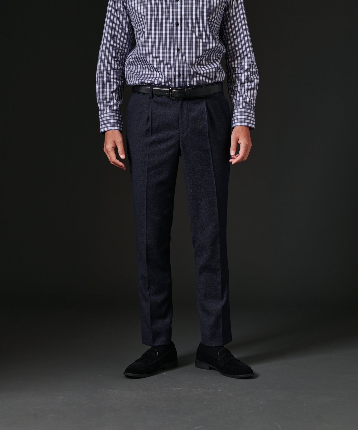 HIROKO KOSHINO LUMILETウールSETUPパンツ